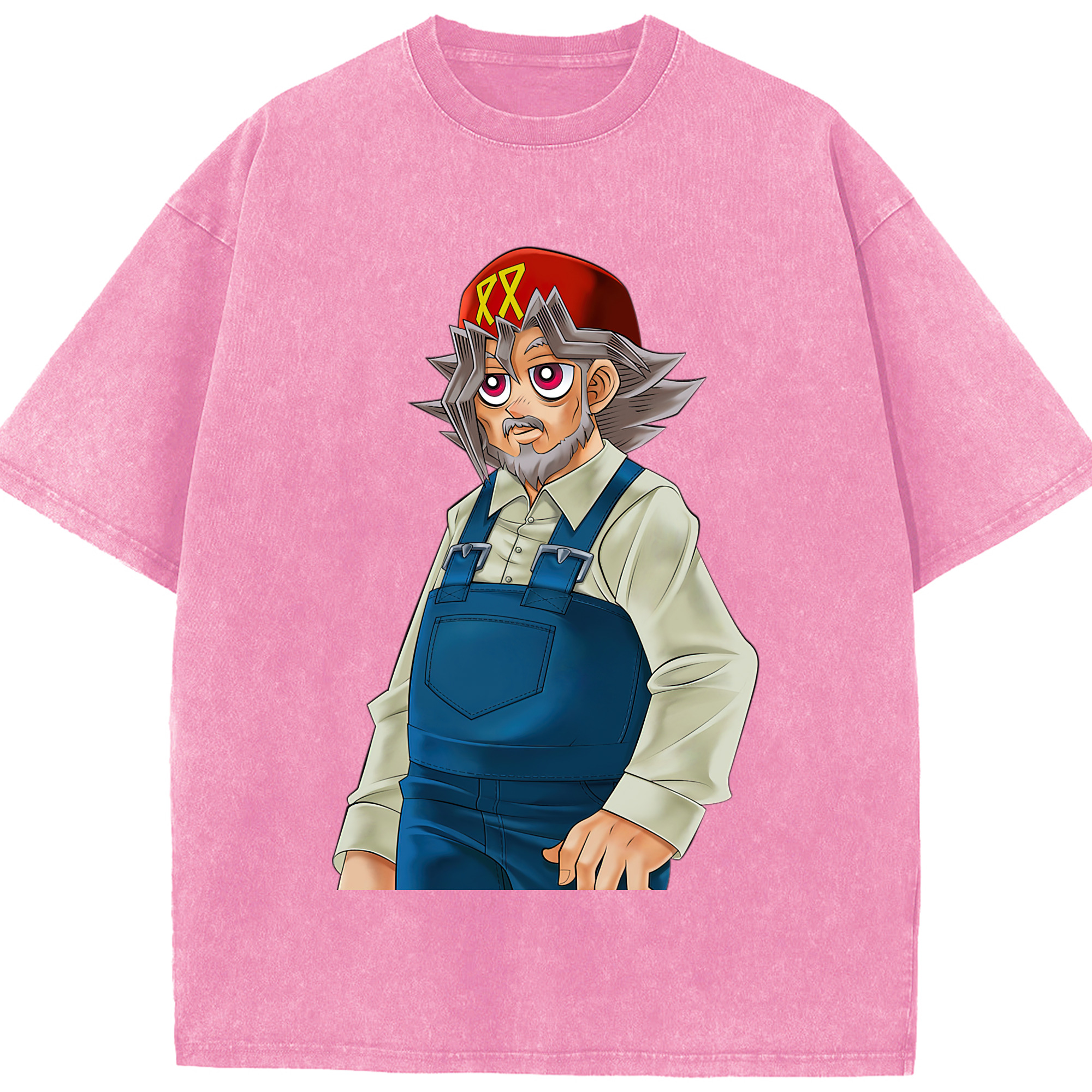 （画像用） 遊☆戯☆王 Yu-Gi-Oh! 綿100% ヴィンテージ風 半袖Tシャツ（フロントプリント）
